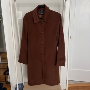 Jones New York Rich Brown Trench Coat